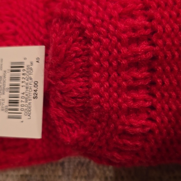 SONOMA BRAND WOMEN'S PINK FLIP TOP WARM WINTER GLOVES ONE SIZE FITS MOST - Picture 4 of 7